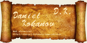 Daniel Kokanov vizit kartica
